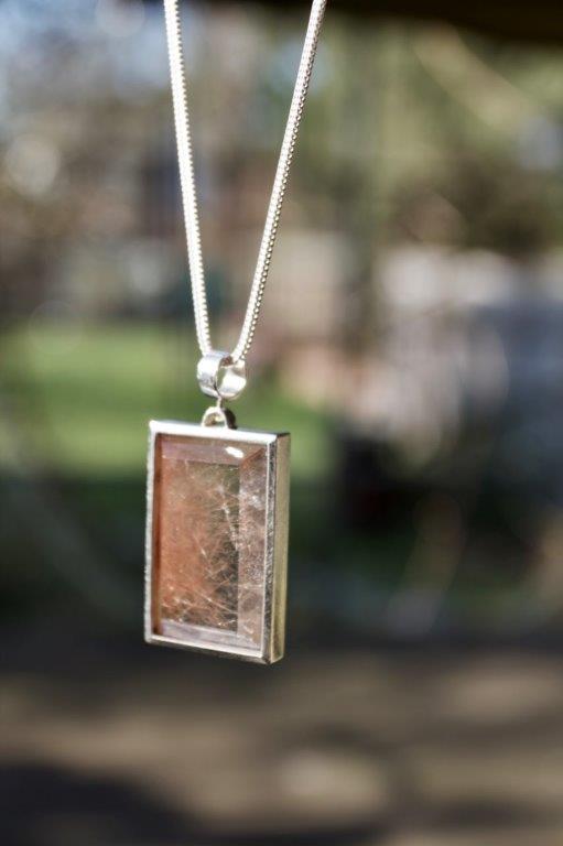 Anhänger Silber Rutilquarz